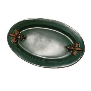 Fleur de lis platter